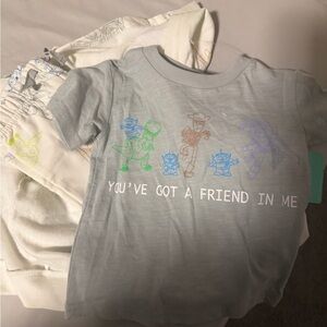 Gray Toy Story Graphic T-Shirt